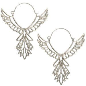 Free 🚗 ! Bird Thunderbird SILVER Earrings